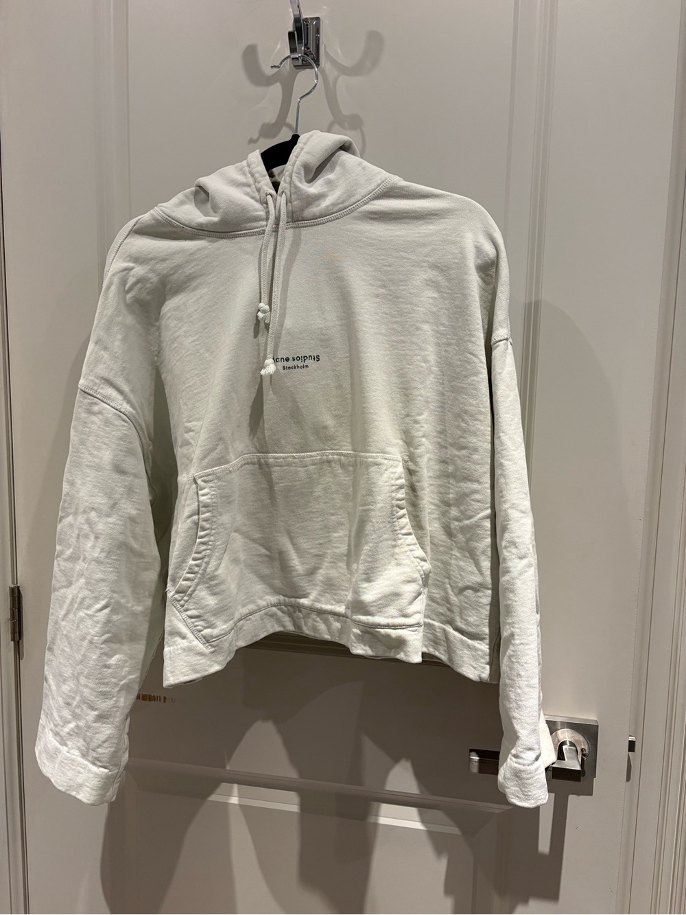 Cropped Acne Studio Hoodie Sweatshirt